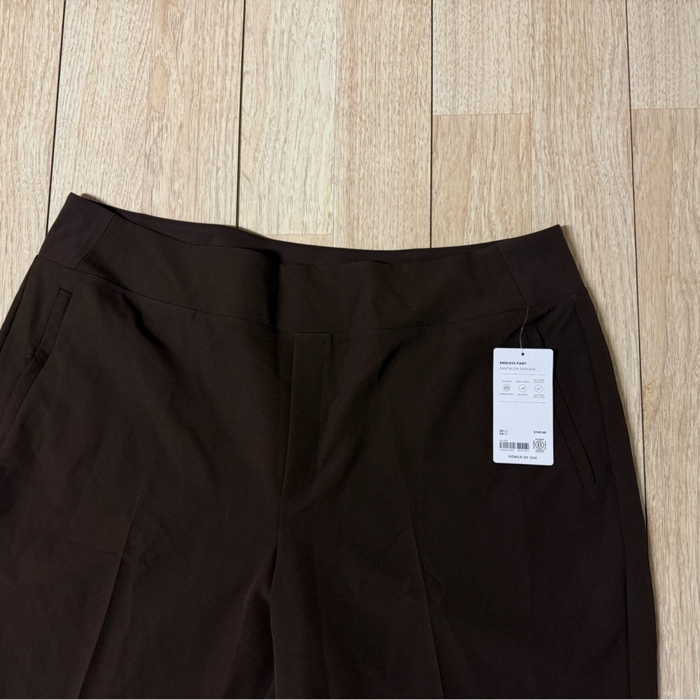 NWT Athleta Endless High Rise Pant in Toasted Brown - Picture 6 of 8